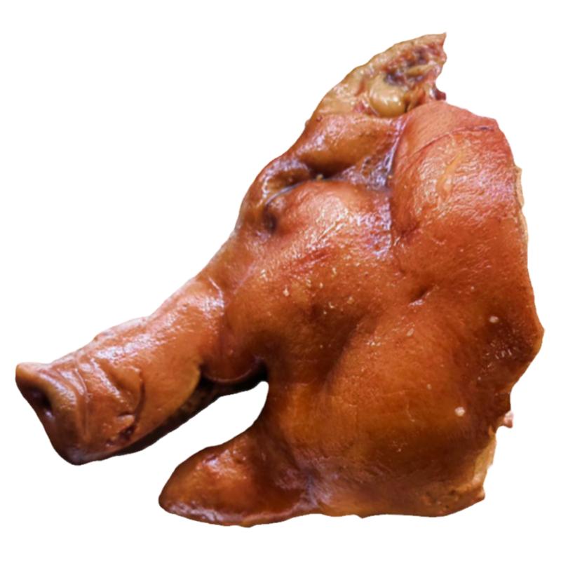 怀安柴沟堡熏猪头肉1000g张家口特产真空包装熏猪脸熟食卤肉无骨