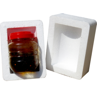 750ml蜂蜜玻璃瓶牛肉辣椒酱塑料瓶防摔泡沫保护包装盒打包泡沫箱