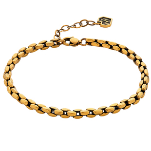 足金麦穗黄金手链男款蛇头包女款链条时尚潮酷黑金显粗款男女款