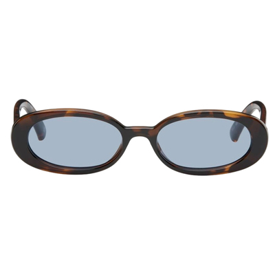 Le Specs 女款独家发售棕色 Outta Love 太阳镜 迷衣时尚