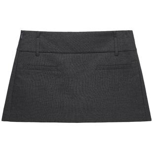 OCHIRLY欧时力 低腰a字裙裤裤子短裤女高级通勤显瘦春装