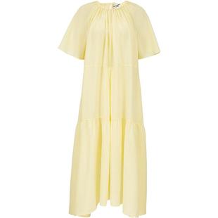 Vero Moda连衣裙2025夏季新款件后背镂空纯色清新含莱赛尔长裙子