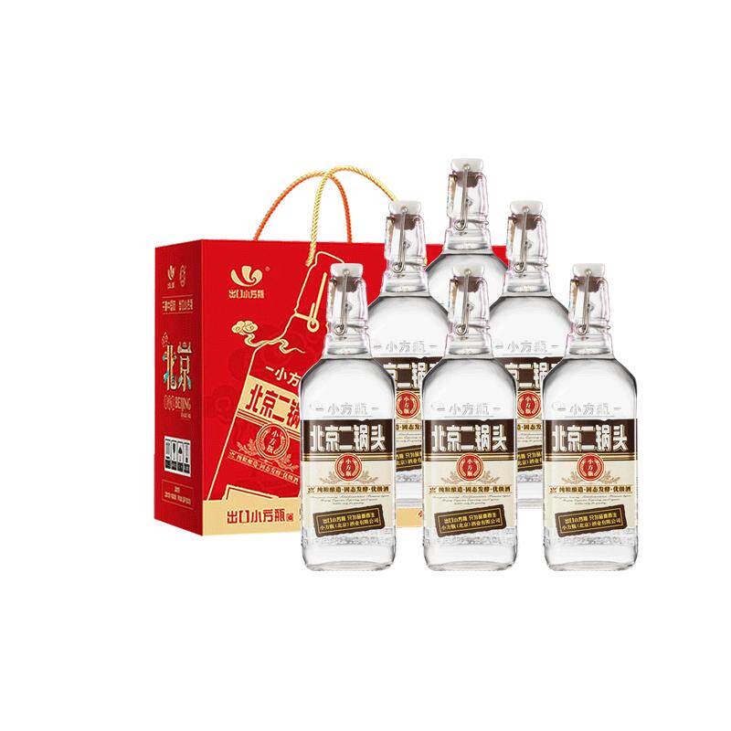 出口小方瓶牌50度咖标500ml*6瓶