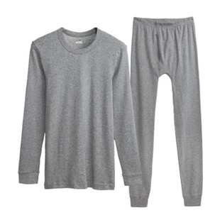 清仓三枪内衣舒服棉圆领男女秋衣秋裤纯棉内衣莱卡棉棉毛衫裤套装