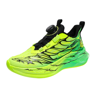 巴布豆男童运动鞋子2026新款春秋网面透气防臭儿童专业轻便跑步鞋