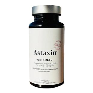 瑞典astaxin虾青素口服软胶囊进口天然雨生红球藻精华120粒