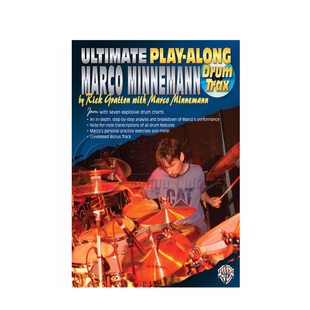 格拉顿与明尼曼终极游戏 鼓的专辑 带2CD Alfred原版进口乐谱书 Ultimate Play Along Drum Trax Marco Minnemann 00-0725B