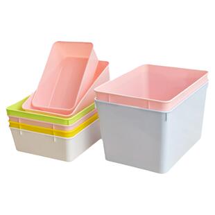 医院用物品收纳盒cd桌面整理盒子药房仓库货架长方形储存塑料筐小