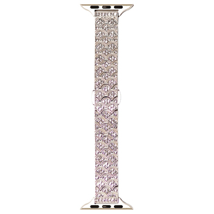 QALUO新款〔美人鱼鳞〕表带适用apple watchS11/S10表带iwatch9苹果手表se/8/7/6/5/4代42/46mm女金属高级感