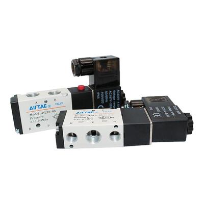 二位五通电磁阀4V11006B 4V21008B 4V31010B 4V210-08A 4V230C08B