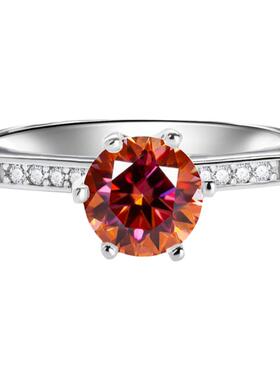 右手等待女S925银日韩莫桑石戒指