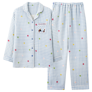 浪莎【新品】空气暖暖棉月子服纯棉孕妇睡衣保暖夹棉家居服秋冬季