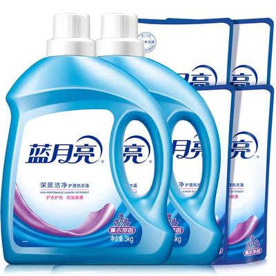 蓝月亮洗衣液3kg16斤家用薰衣草