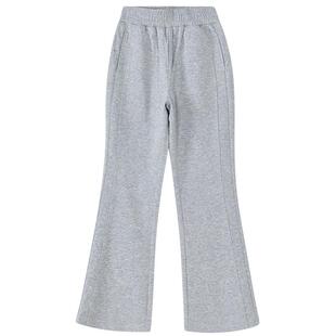 笛莎官方旗舰童装女童休闲裤子春秋季新款儿童微宽松高腰喇叭裤