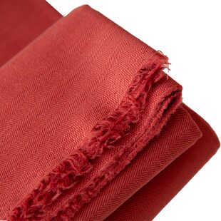 45)闹闹家作旧砂洗秋冬服装布料diy手工面料32素布【鱼骨纹】