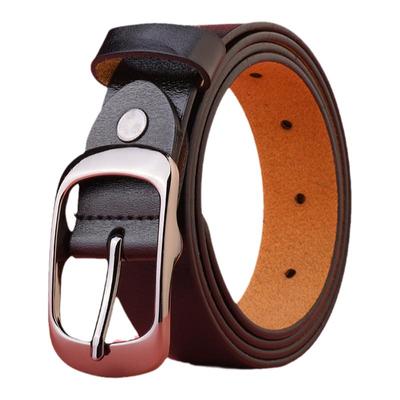 GIAPOS配牛仔裤装饰真皮女士腰带