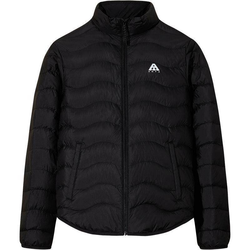 安踏雪壳羽绒服女鹅绒轻薄羽