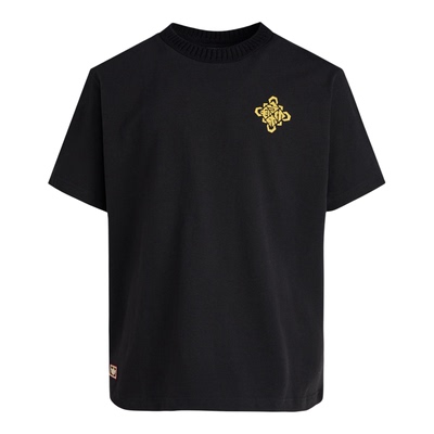 adidas阿迪达斯三叶草男子运动休闲印花针织圆领短袖T恤KT0714