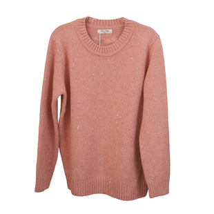 新年战袍大码女装氛围感星落毛衣 200斤胖妹妹高弹力时尚珠片内搭