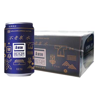 不老泉太极水富锶弱碱性整箱12罐