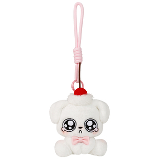 歪瓜出品 这狗10cm毛绒挂件 奶油樱桃这狗小玩偶包包公仔挂饰