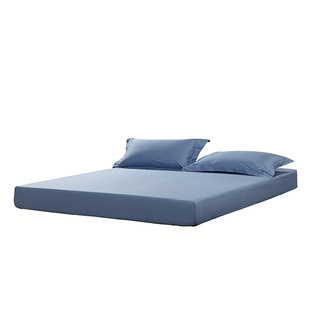 富安娜纯棉单件床笠全棉纯色床垫套罩宿舍防尘防滑可水洗固定床罩