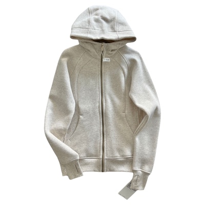 瑜伽外套女全拉链加绒连帽衫卫衣