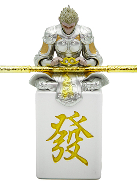 发财麻将大圣斗战胜佛悟空摆件