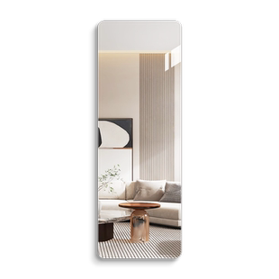 超薄镜子全身穿衣镜贴墙自粘壁挂式落地镜家用挂墙试衣镜银镜防爆