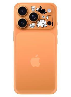 SkinaAT 苹果17 Pro Max摄像头可爱新品贴 适用于iPhone 17 Pro镜头贴纸 后置镜头膜防刮保护膜 官方镜头贴