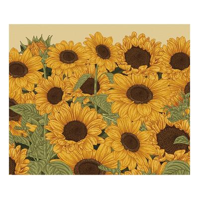 皮革防滑耐磨易清理美观油画风格