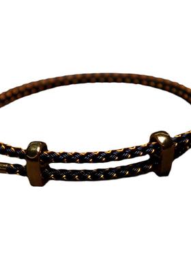 不锈钢丝编织手绳手链本命年红绳