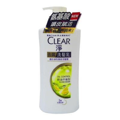 clear去屑薄荷白瓶清扬洗发水