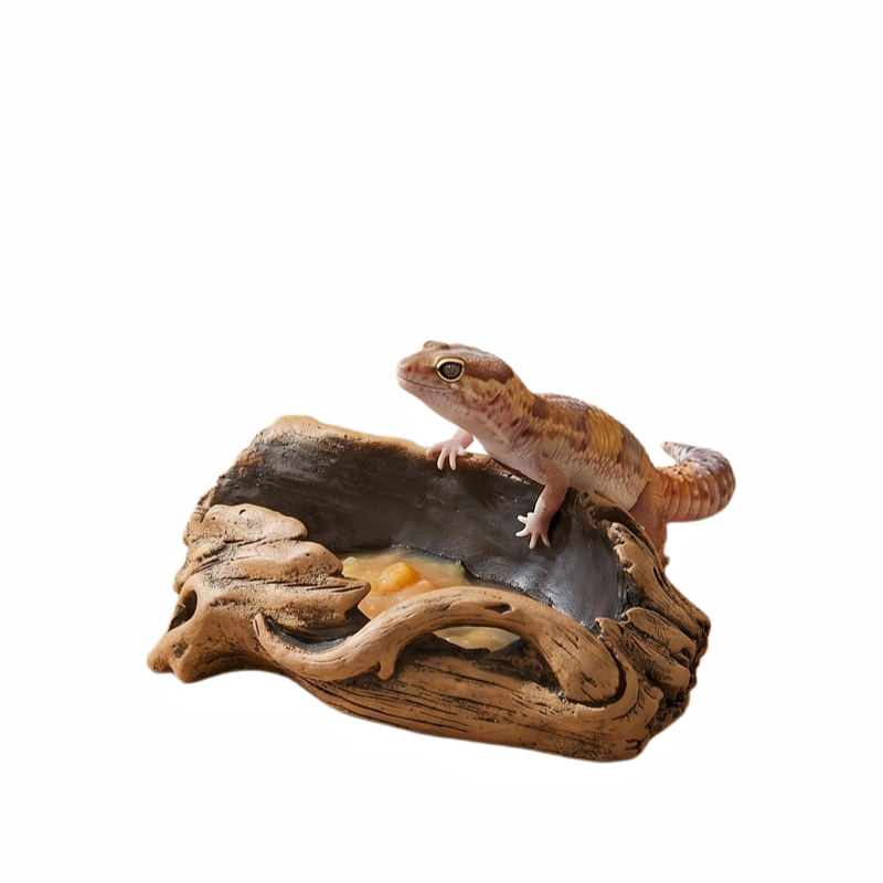 佳恩仿枯木爬宠喂食饮水盆