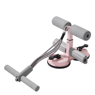 仰卧起坐辅助器卷腹脚蹬拉力器绳家用瘦肚子神器减肥运动器材固定