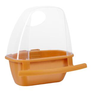 鹦鹉鸟食盒防溅防撒虎皮牡丹玄风防甩食杯鸟饮水槽鸟笼配件鸟用品