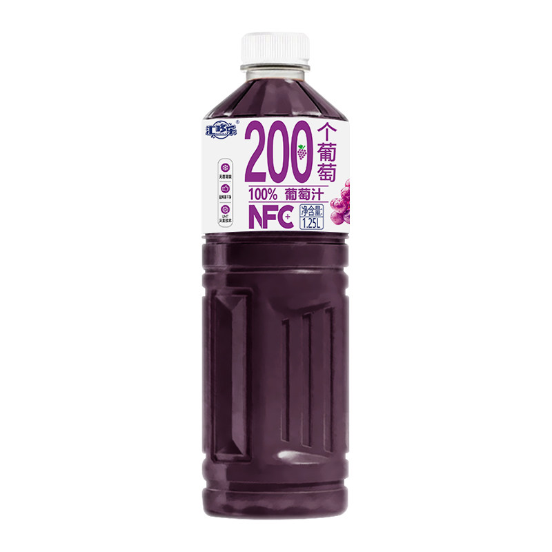 葡萄汁饮料1.25L*2大瓶特惠装