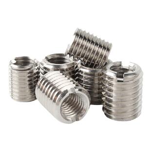 不锈钢一字槽转换螺套螺纹护套内外标准牙转换螺母自攻螺套M2-M16