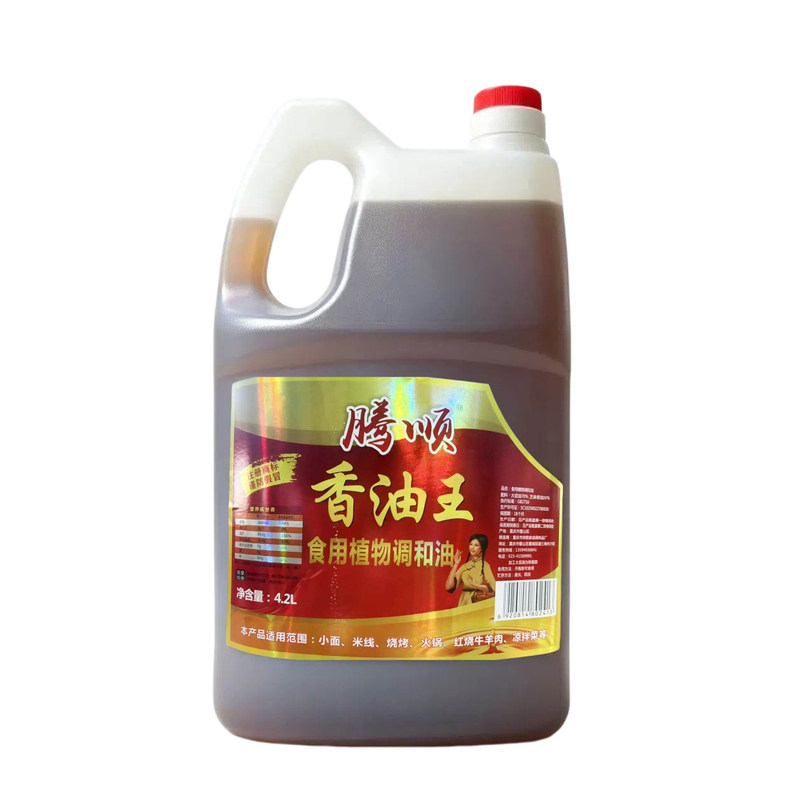 腾顺香油王植物调和油4.2L桶装