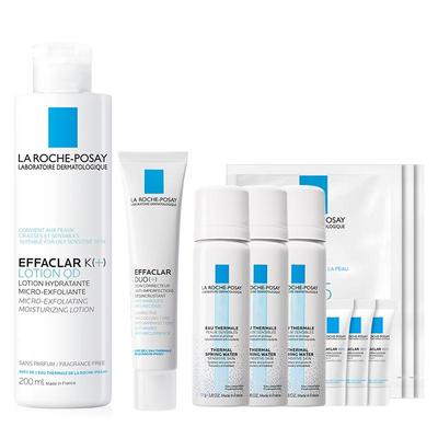 【达人直播】理肤泉控油祛痘水乳套装水杨酸痘印油痘肌O