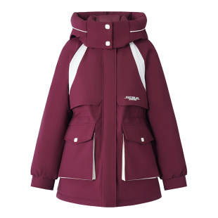 2025新款加厚派克羽绒棉服女中长款收腰棉衣加厚宽松棉袄冬季外套