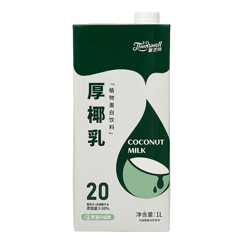 德馨珍选厚椰乳1L盒装生椰拿铁