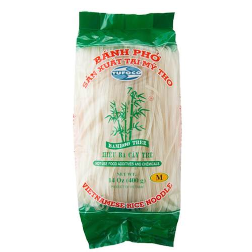 正宗越南河粉400克牛肉宽粉pho干米粉越竹林檬粉进口越南河粉汤料