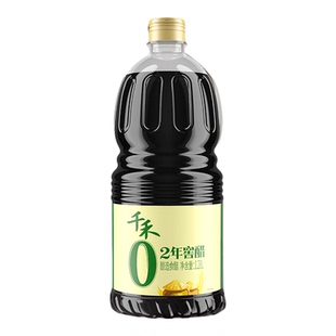 【芭芭农场】千禾0 2年窖醋1.28L*1瓶粮食酿造食醋饺子醋5°陈醋