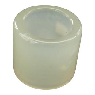 天然珠宝玉器玉石指环戒指高档岫玉扳指手饰品首饰文玩装饰射箭