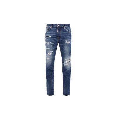【春夏新品】DSQUARED2/D2次方 2026春夏男士做旧休闲牛仔裤