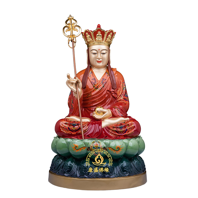 娑婆三圣铜像供奉摆件