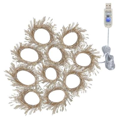 LED窗帘灯铜线鞭炮灯串户外防水