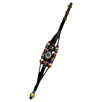 Vintage古着Devils eyelid leather 复古眼睛手链