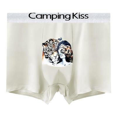 男士内裤大码200斤冰丝卡通中腰